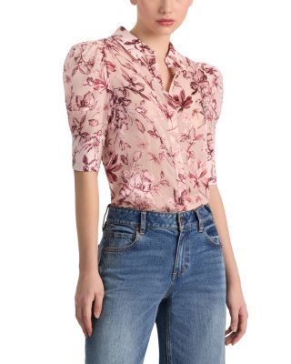 Willa Scrunched Puff Sleeve Blouse