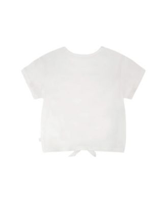 Girls' Organic Cotton Jersey Cupcake T-Shirt with Tie at Waist - Little Kid