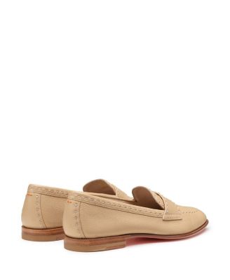  Women's Tumbled Leather Penny Loafer