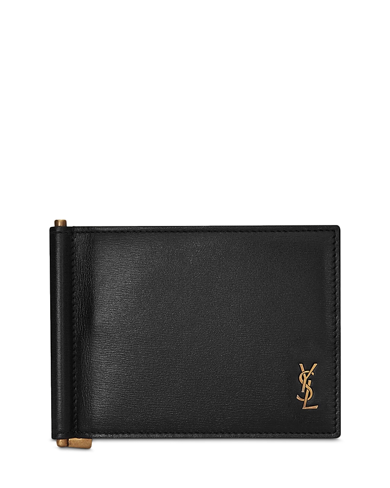 Saint Laurent Tiny Cassandre Bill Clip Wallet