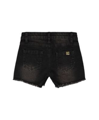 Girls' Candy and Lollipop Embroidery Denim Shorts - Little Kid