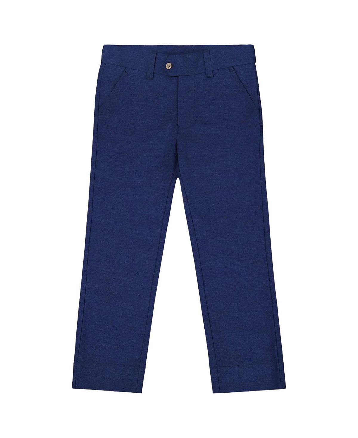 Deux par Deux Boys' Button and Zipper Classic Pants - Little Kid