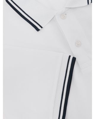 Short Sleeve Pique Logo Polo Shirt