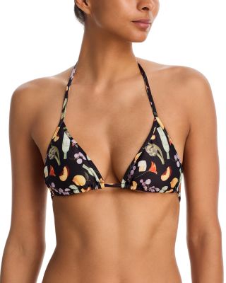 Printed Bikini Top - Exclusive