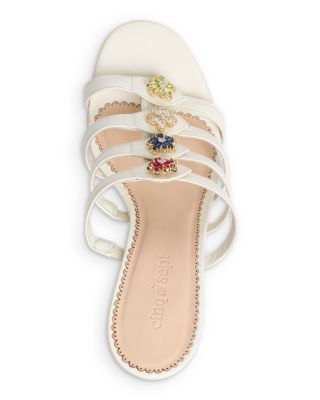 Women's Emmy Crystal Flower Heeled Sandals