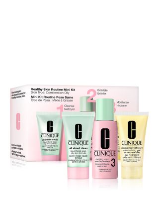 Healthy Skin Routine Mini Skincare Gift Set for Combination Oily Skin ($33 value)