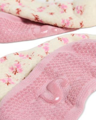 Blossom Grip Socks, Pack of 2
