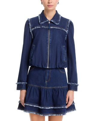 Bicolor Fringe Indria Jacket 