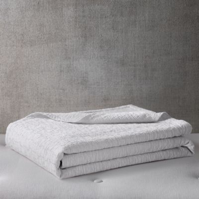 Textured Italian Matelasse Coverlet, King - Exclusive