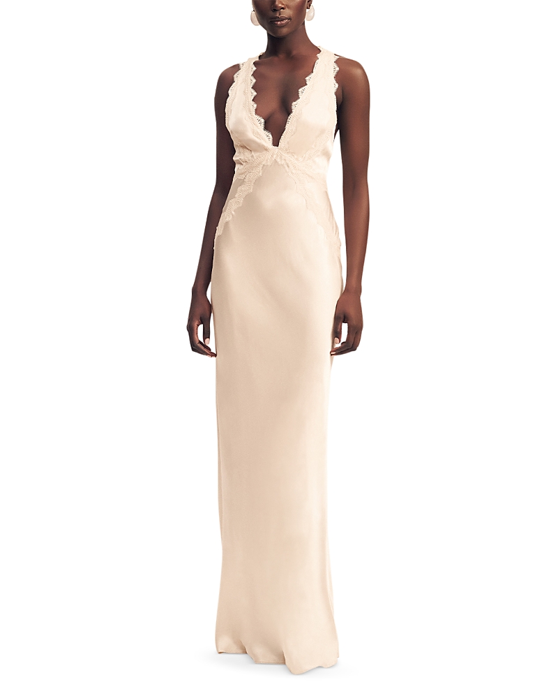 Shona Joy La Lune Lace Cross Back Dress