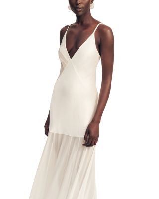 Moraya Plunge Maxi Dress