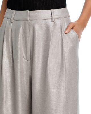 Metallic Linen Blend Blazer & Metallic Linen Blend Pants - Exclusive