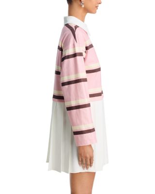 Multi Stripe Layered Mini Dress - Exclusive