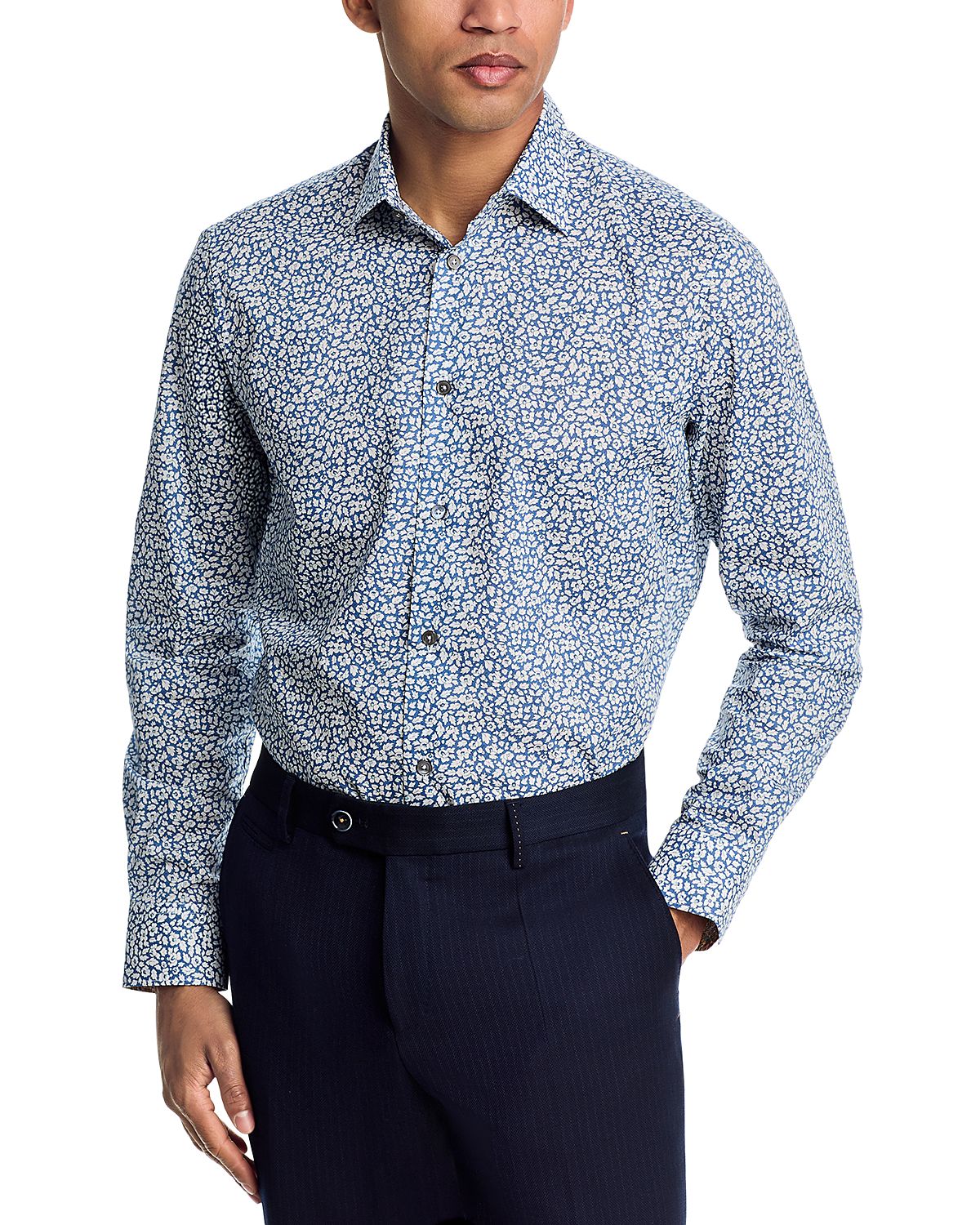 Paul Smith Tailored Fit Floral Print Shirt