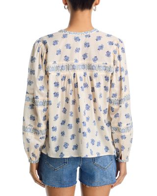 Floral Popover Top - Exclusive