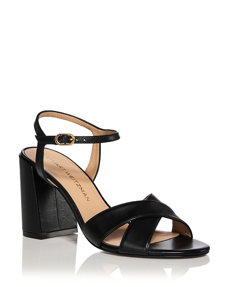 Stuart Weitzman Women's Alyssa 85 Block Heel Sandals · 6.5
