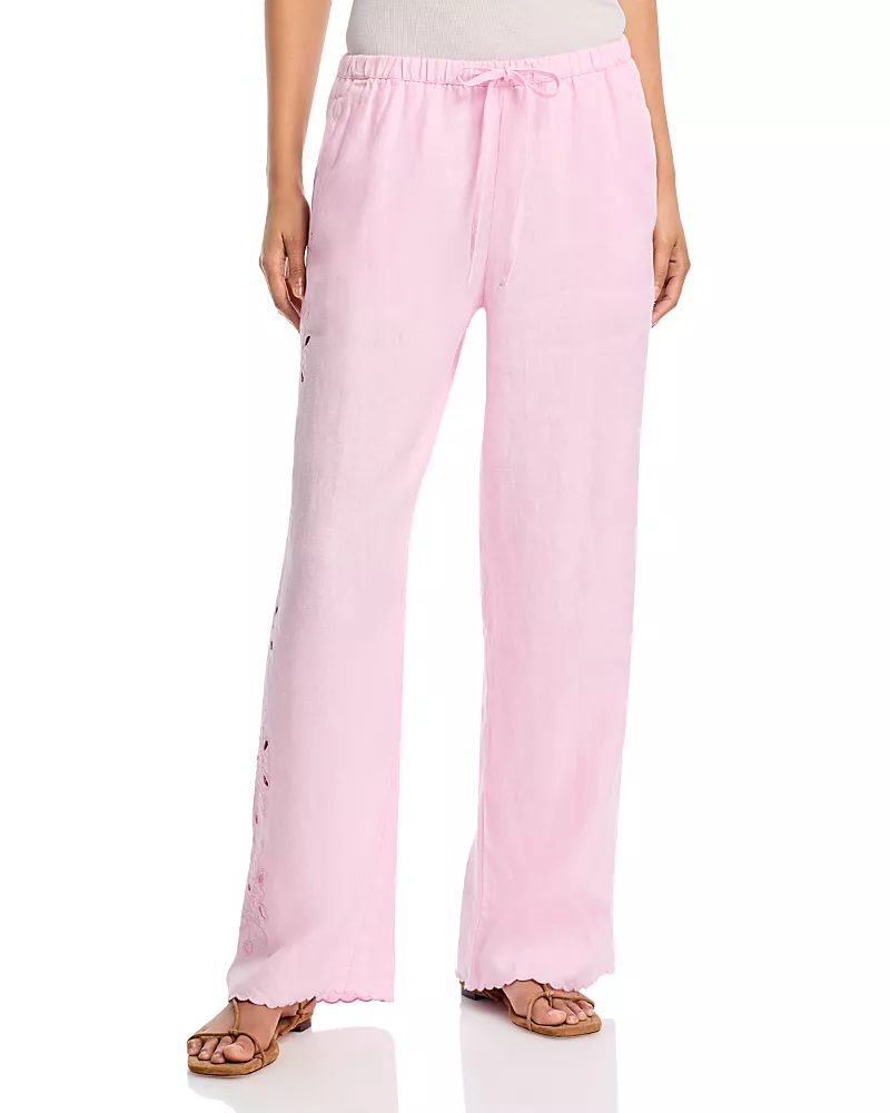 Rails Mirina Linen Embroidered Pants