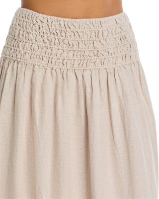 Alessa Linen Midi Skirt