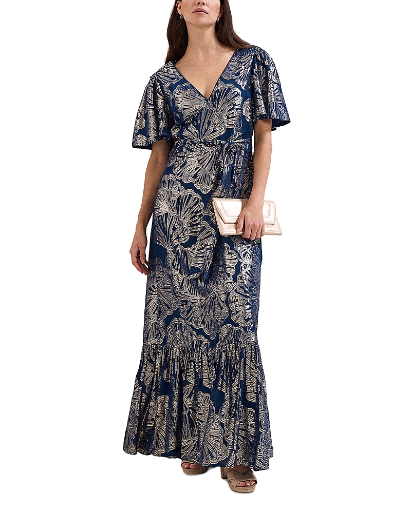 Phase Eight Azale Fil Coupe Maxi Dress