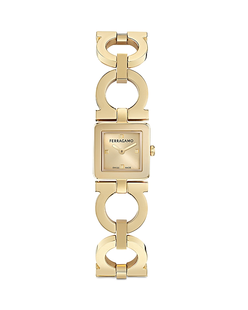 Ferragamo Double Gancini Watch, 19mm · One Size