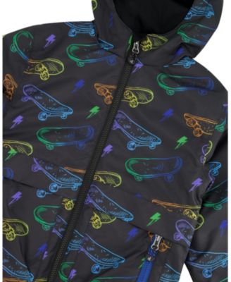 Boys' 3-in-1 Two-Piece Mid-Season Skateboards Outerwear Set - Little Kid