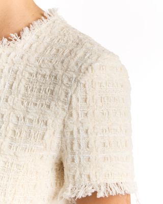 Tonal Mix Tweed Dress