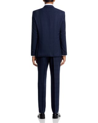 H-Huge Tonal Plaid Slim Fit Suit