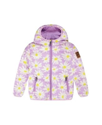 Girls' Quilted Mid-Season Daisy Jacket - Big Kid