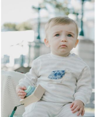 Boys' Soft Jersey Stripes Sweater and Pants Set - Baby