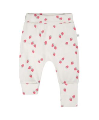 Girls' 2 Pack Cotton Jersey Evolutive Berries and Strawberry Printed Pants - Baby