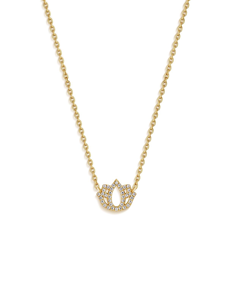 Karma and Luck Ethereal Blossom Lotus Pendant Harmony Necklace