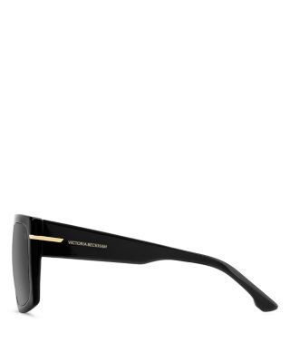 Rectangular Flat Top Sunglasses, 59mm