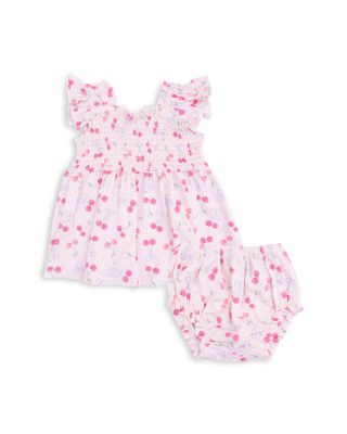 Girls' Sweet Bow Cherries Baby Doll Tunic & Bloomer Set - Baby