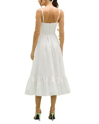 Tricoline Lotus Midi Dress