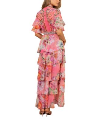  Itzayana Chiffon Maxi Dress