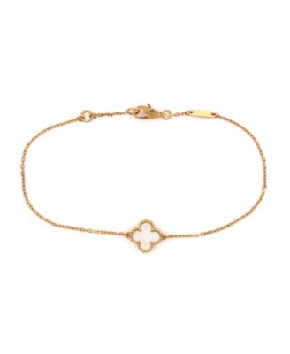  Sweet Alhambra Bracelet 18K Gold and Mother of Pearl