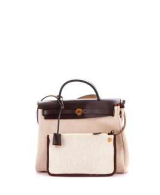 31 Herbag Zip Criss Viking Toile and Leather