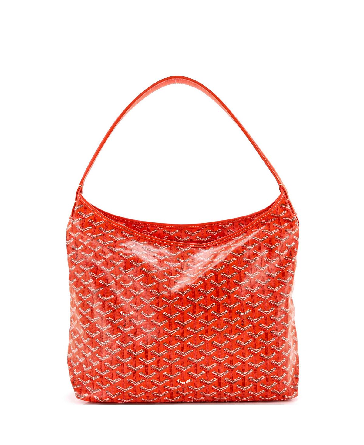 Pre-Owned Goyard Boheme Hobo Coated Canvas