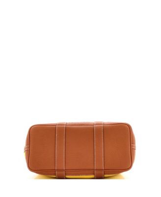 30 Garden Party Tote Toile and Leather