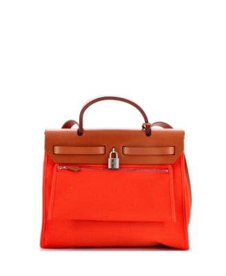 31 Herbag Zip Leather and Toile