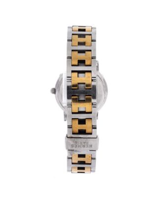 Clipper Quartz Watch in Stainless Steel with Plated Metal 24mm