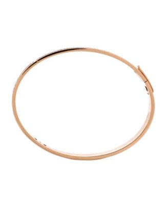 H d'Ancre Bracelet 18K Rose Gold with Full Pave Diamonds