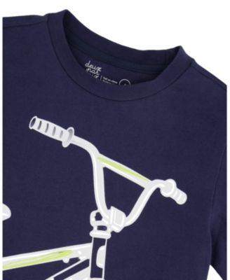 Boys' Organic Cotton Jersey Bike T-Shirt - Little Kid, Big Kid
