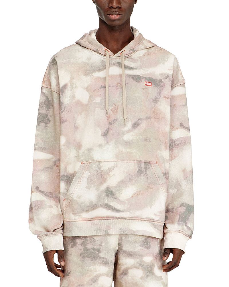 Diesel Relaxed Fit Camo Drawstring Hoodie
