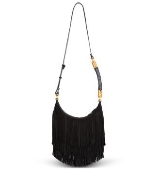  Ebene Hobo Fringed Suede Bag
