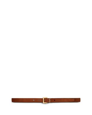  Cassandre Thin Belt with Square Buckle