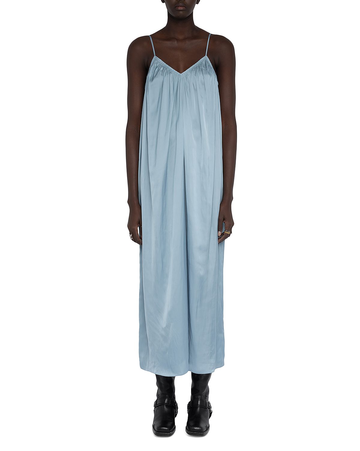 Zadig & Voltaire Ristym Satin Maxi Dress