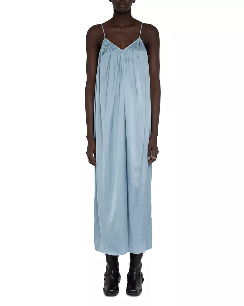 Zadig & Voltaire Ristym Satin Maxi Dress