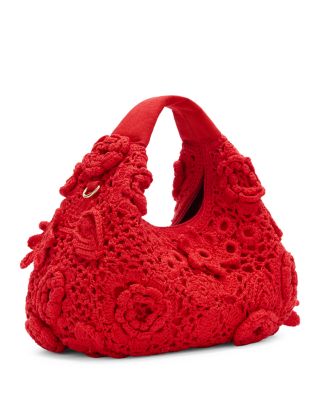Mini Crochet Cotton Hobo Bag