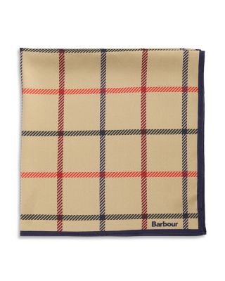 Mackworth Large Check Polyester Scarf
